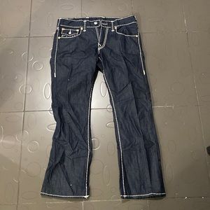 Dark blue true religion jeans size 33